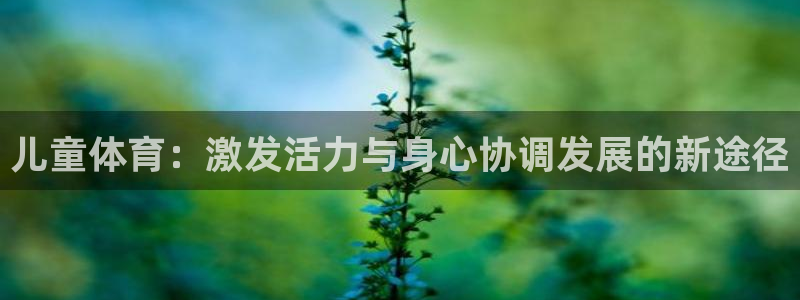 必发官方正版app集团：儿童体育：激发活力与身心协调发展的新