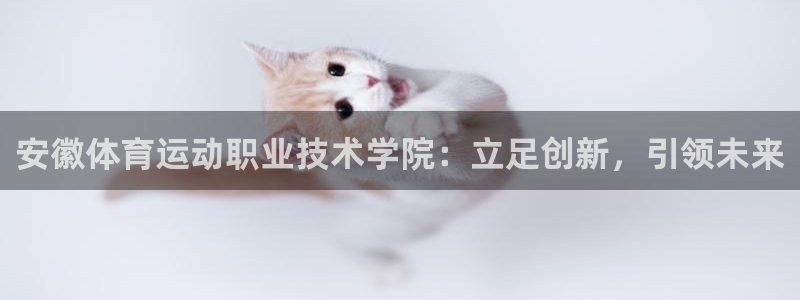 必发官方正版app官方：安徽体育运动职业技术学院：立足创新，